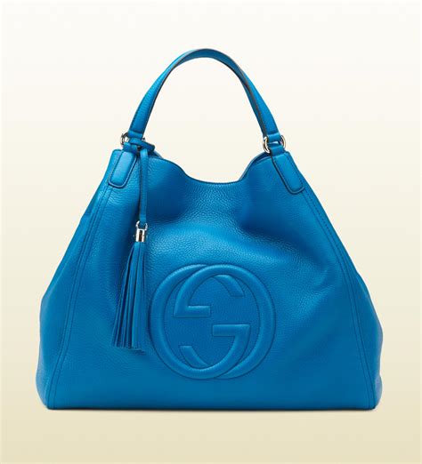 gucci leather dress blue|vintage black Gucci shoulder bag.